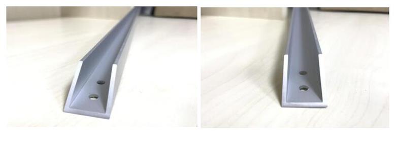 1Anodized Extruded Aluminum Channel 1Anodized Extruded Aluminum Channel